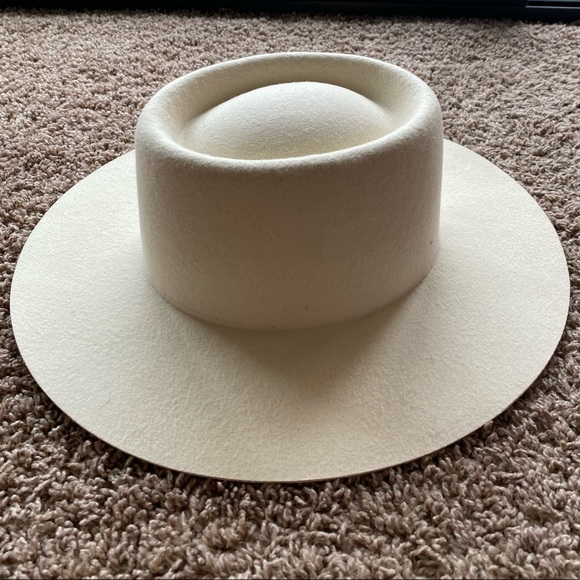 NWT WeWoreWhat x Lack of Color white boater hat S - Picture 9 of 10